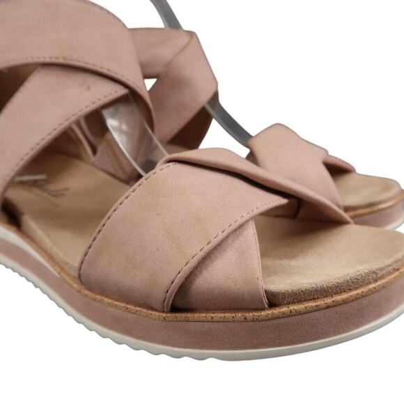 LifeStride Shoes Womens 7 Sandals Fashion Comfort Dressy Ankle Strap Zip Pink - Picture 3 of 15